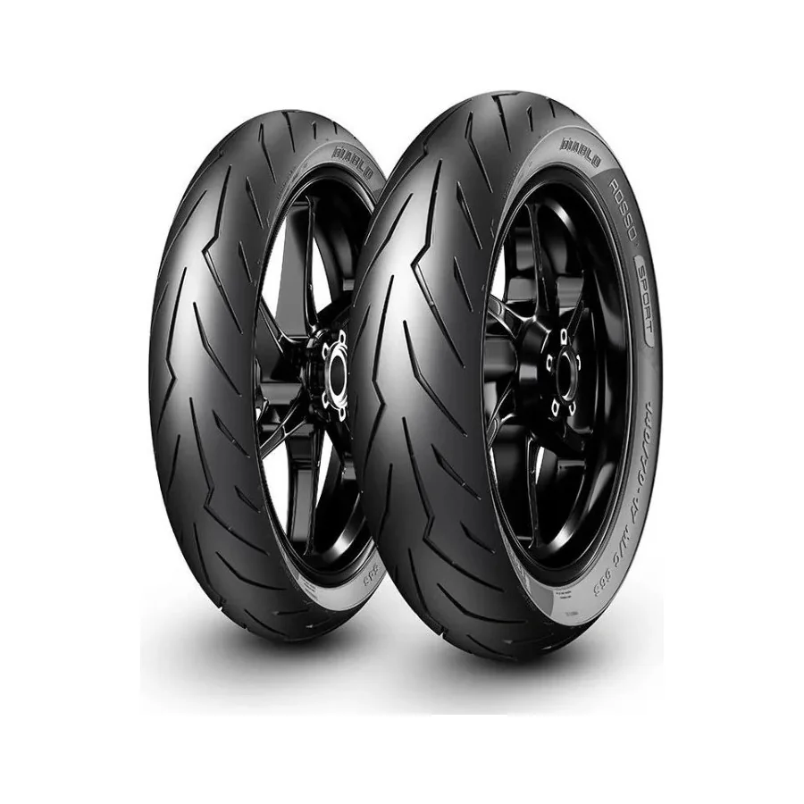 PIRELLI 80/90 -17 44S DIABLO ROSSO SPORT F/R