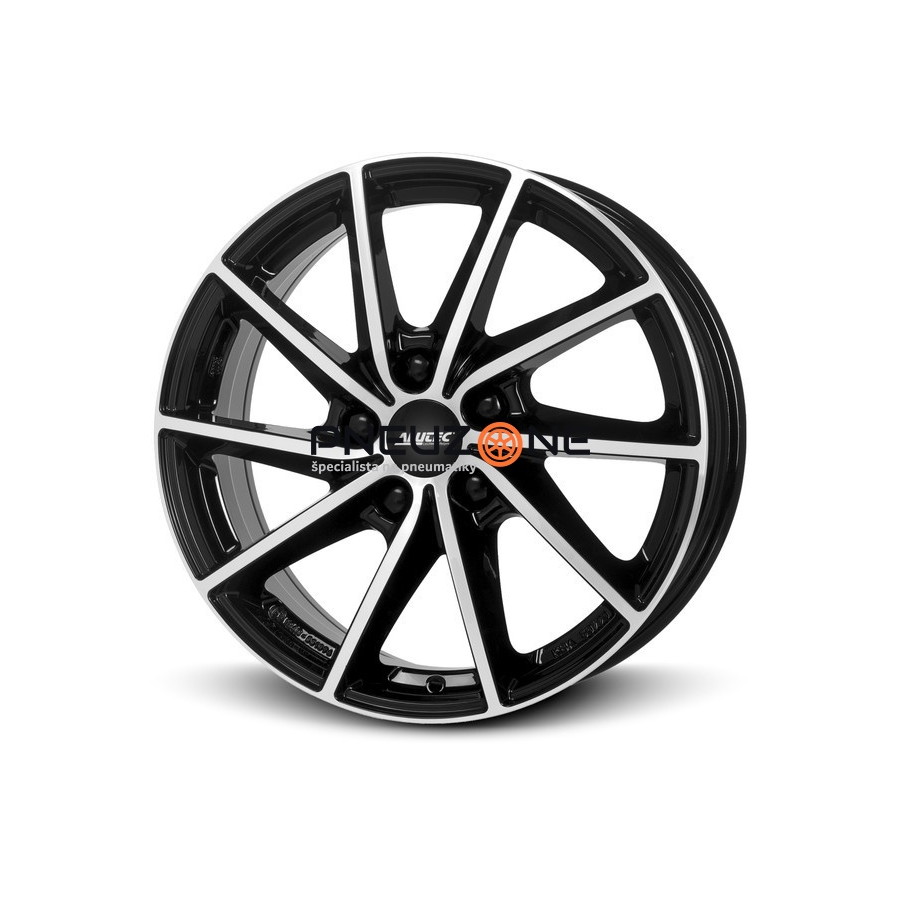 ALUTEC SINGA 6X16 4X100 ET43/54 Čierny / Lesklý
